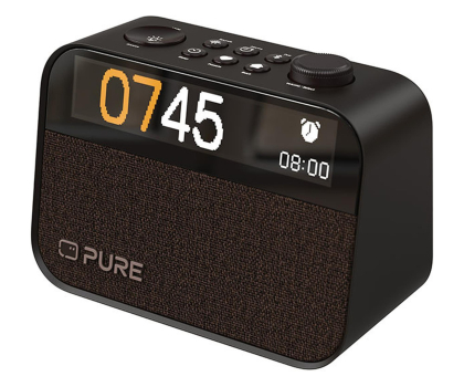 Radio i budzik PURE Moment Coffee Black EU/UK